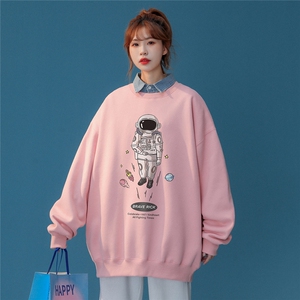 ！春季小众衣服2024年新款太空宇航员宽松卫衣 W159 P30控48图片