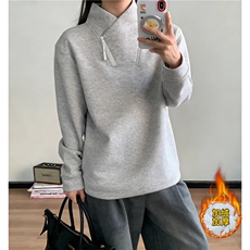 美式斜拉链拼接卫衣男春秋重磅休闲内搭打底衫潮流设计感宽松上衣，男装T恤，星座715-4