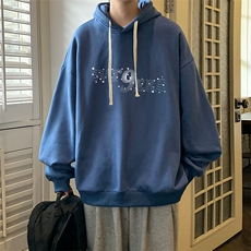 连帽卫衣男大码胖子帽衫大号运动服WY2442-P35，男装卫衣，电商A040