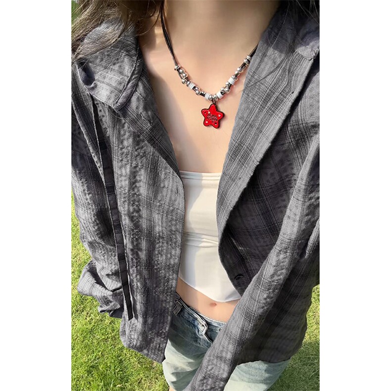 特批P35无差价夏季百搭大码连帽格子轻薄透气防晒衬衫外套男J5210,男装衬衫,电商A001