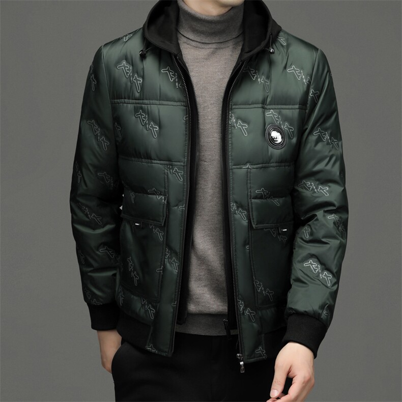 BWS22206钱塘2020-2中青年男士冬季厚款商务休闲简约羽绒服P255,男装羽绒服,钱塘207-2