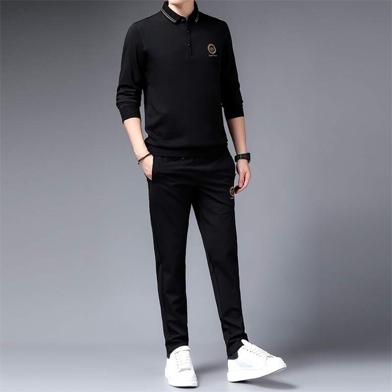 SA9663-2钱塘2020-2中年男士冬季厚款新款商务休闲简约套装P152,男装休闲套装,钱塘207-2