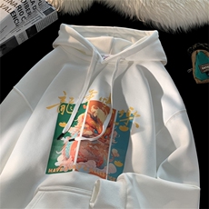 直播现货供应2025春款华棉连帽卫衣WY98-P38特价，男装卫衣，电商A158