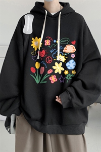 连帽卫衣男大码运动服帽衫外套WY2319-P35 加绒款-P40图片