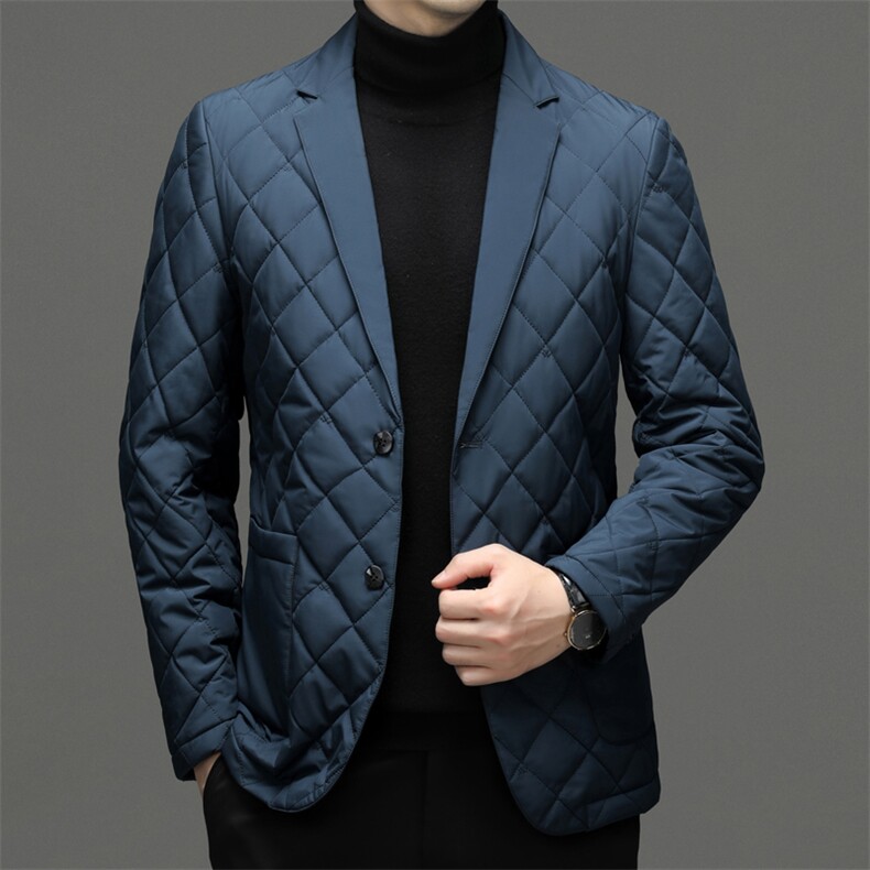 CSMF20236钱塘2020-2中年男士商务休闲简约冬季厚款西服P165图片