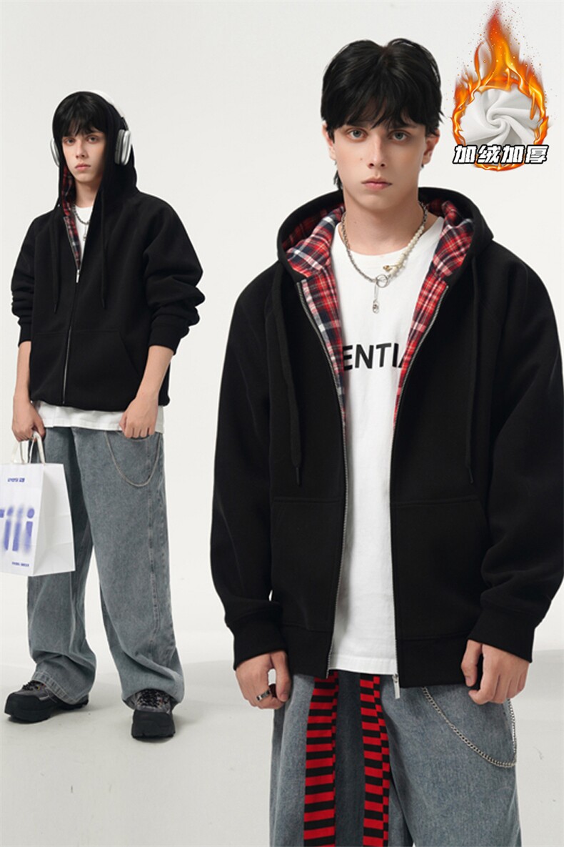 2025HW25723加绒无影墙大码奥利绒连帽卫衣M-5XHW25842-特P55,男装卫衣,电商A022