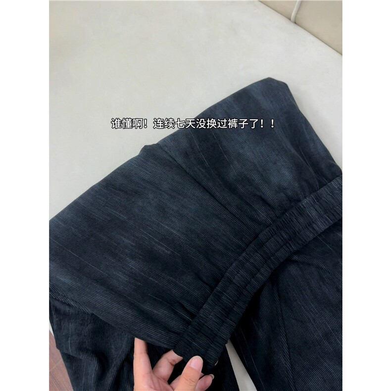 1506-1/KK311/P44黑色褶皱休闲裤流光感情侣款秋冬季裤子工装裤,男装工装外套,星座1506-1