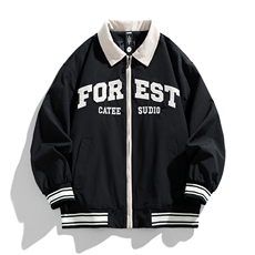 2024春季新款户外山系宽松翻领休闲夹克棒球服904-JK1122-P60，男装夹克，星座904