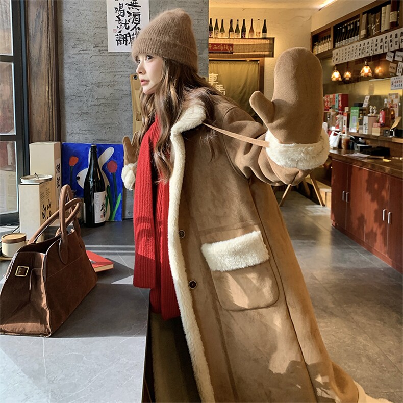 【新款现货】皮毛一体带手套款082-6656P225K328,女装皮草,浙宝192（原082）