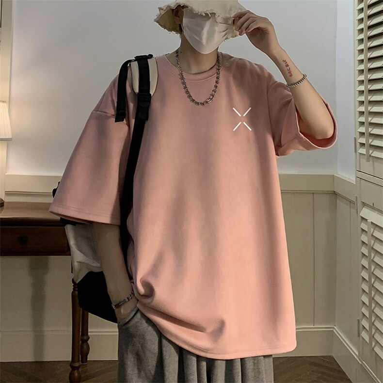 麂皮绒短袖t恤男大码半袖男JD82305-P25,男装T恤,电商A040