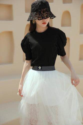 【现货】设计纱裙，女装，易霏金熙