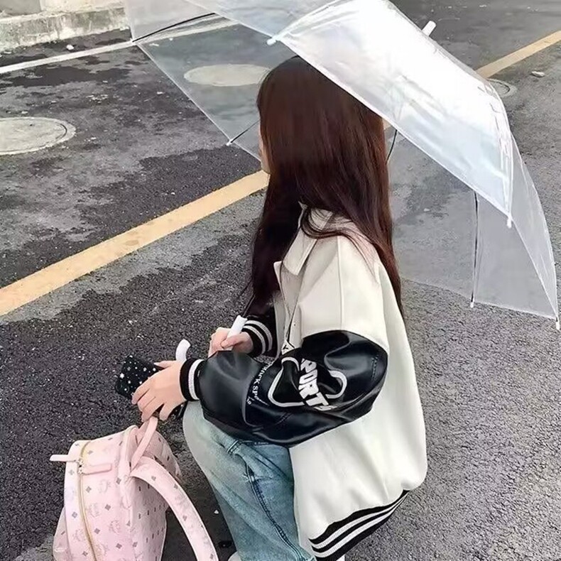 春秋棒球刺绣少女高中学生上衣夹克情侣复古初中服冬美式外套新款,女装卫衣/绒衫,星座218-8