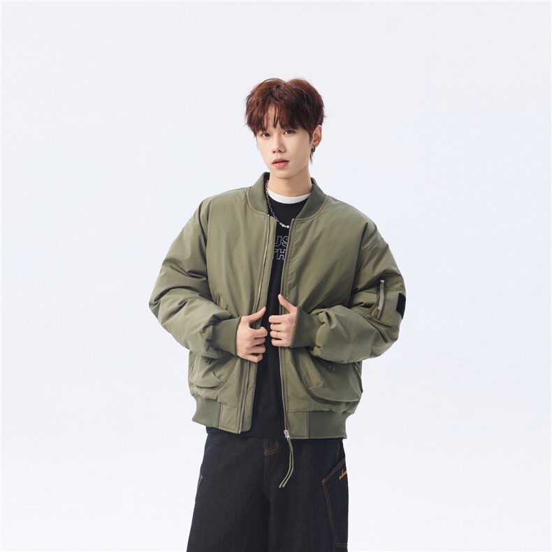 2025新款高品质冬季连帽加绒加厚百搭棉衣棉服外套MY8923-P95图片