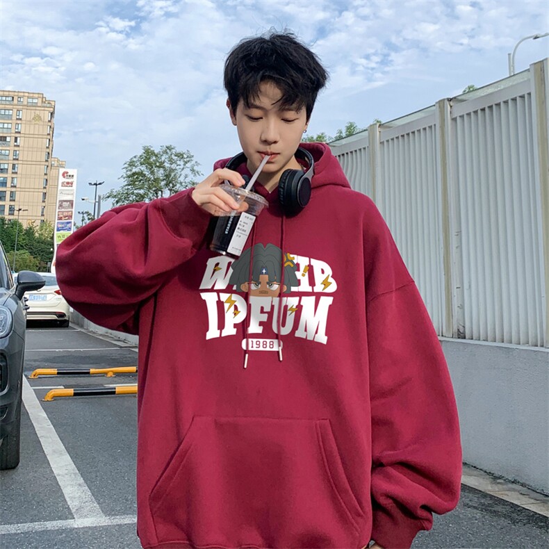 ！连帽圆领卫衣男装港风帽衫男LM86-P35,男装卫衣,电商B367