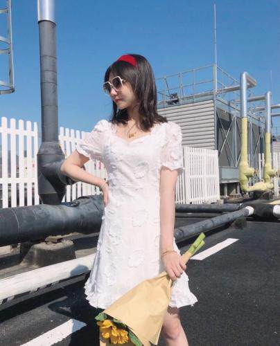 【现货】蕾丝初恋风小清新连衣裙，女装连衣裙，ONE