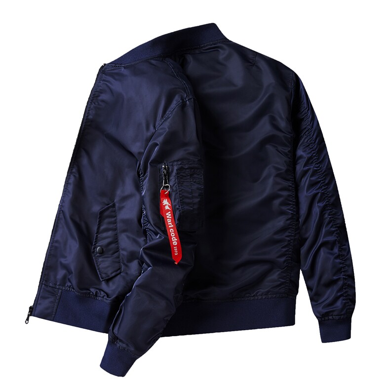 主推款：外套男飞行员夹克教练春秋冬加棉大码工装机车服棒球服棉,男装夹克,星座210-5(原414-2)