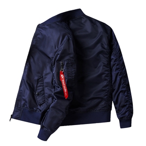 主推款：外套男飞行员夹克教练春秋冬加棉大码工装机车服棒球服棉