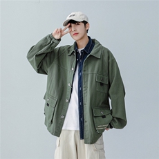 25春季新款工装韩版潮流复古男女夹克外套上衣JK52/P95/138，男装夹克，星座202