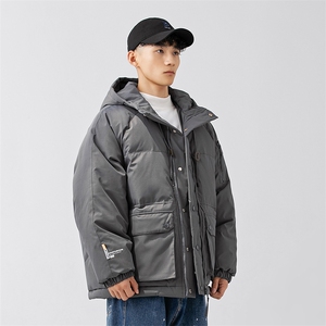 外27-2GANYOU日系工装拉链连帽加厚棉服MY05-P215图片