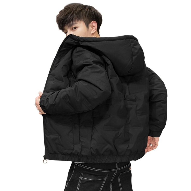 羽绒服男士冬季连帽短款上衣服反季冬装加厚保暖商务冬天鸭绒外套,男装羽绒服,电商B212（原钱塘6029）
