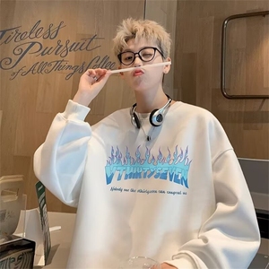 E28P38潮牌男连帽卫衣宽松2024秋冬新款翅膀时髦炸街外图片