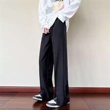 2022垂坠感休闲西裤男夏季直筒宽松时尚裤子CK043P32，男装休闲裤，星座1116-2