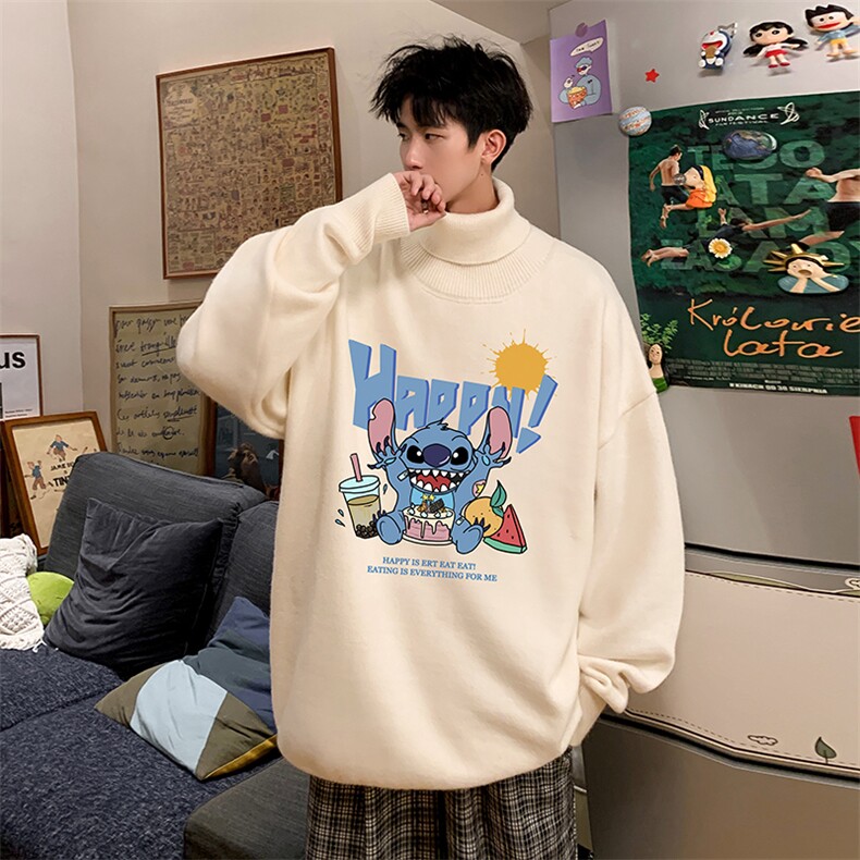 控68高领毛衣男士大码内搭毛线衣男 GM45077-P45加绒款-P65图片