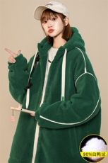 冬装中性风加厚羊羔绒连帽外套清新羽绒服男女8153-P195控价268，男装羽绒服，电商A441-1