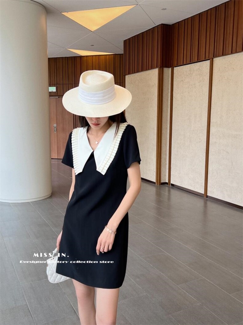 高品气质连衣裙学院风减龄，女装连衣裙，蜜思印·金