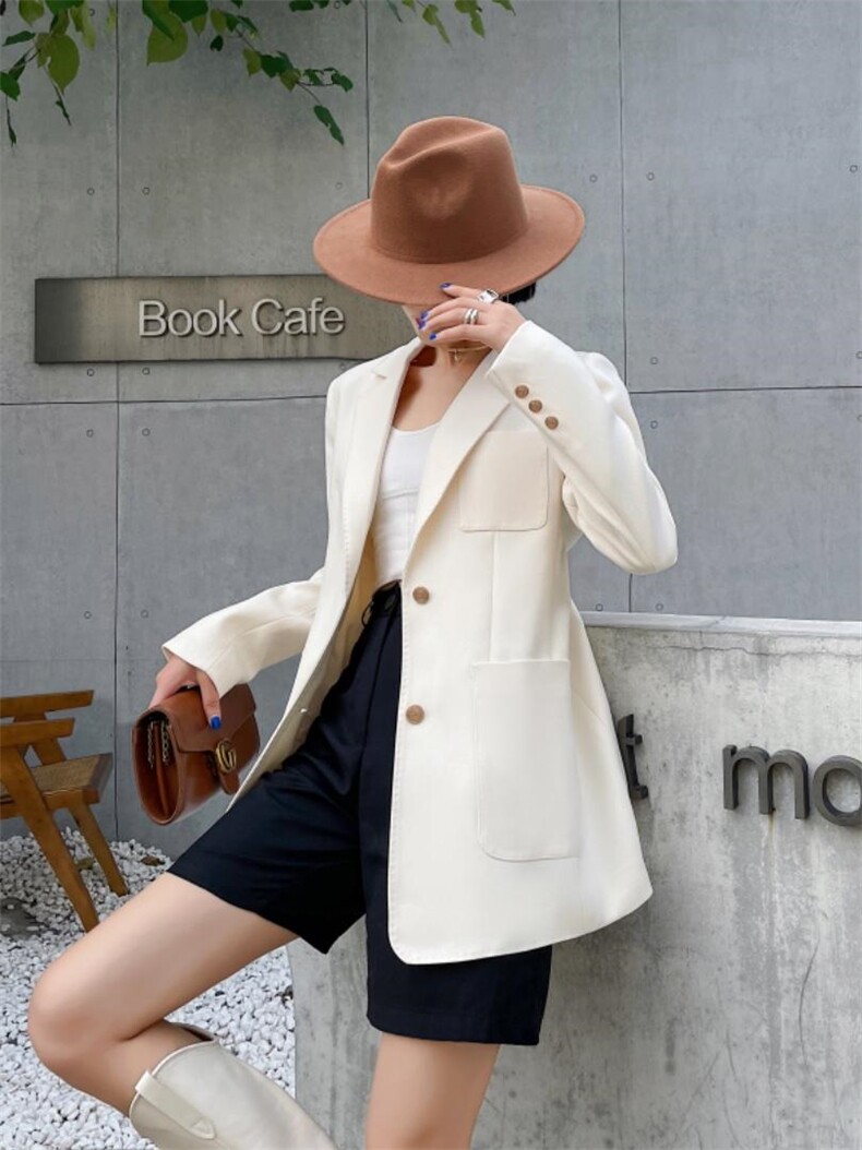 现货金纺西装上市，女装西装，秋水伊人