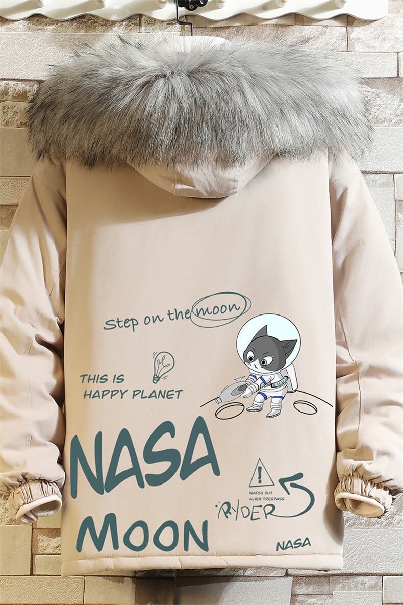 MM48187-P130冬季大毛领衣男士大码加厚袄男服砖墙,男装棉衣,电商A040A