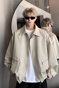 现货eanfit短款外套男春秋季美式飞行员夹克高街vibe棒图片
