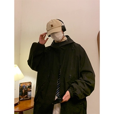 JK8102/P68春装户外新防水冲锋衣男女同款多拉链工装外套连帽上衣，男装夹克，电商A141