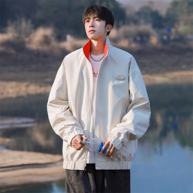 JK0018-P78春季新款立领夹克双面穿休闲外套,男装夹克,星座109