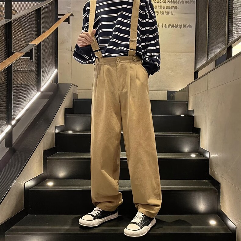 男秋季新款港风休闲吊带裤EK54P36,男装休闲裤,星座1116-2