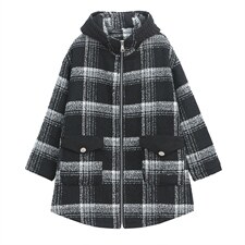 中长款自主图2022年冬季91%(含)-95%(不含)其他长袖，女装毛呢外套，独衣靓