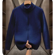 春秋冬季2025新款轻奢男士针织衫开衫宽松拉链毛衣外套男213/P58，男装针织衫/毛衣，星座506B