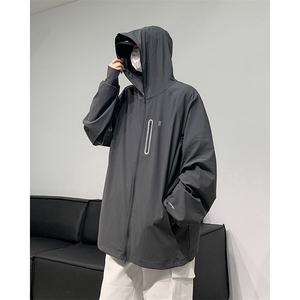 F273-P40 日系户外连帽防晒服外套夏季潮牌宽松休闲轻薄夹克 现货图片