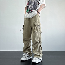 美式hiphop高街宽松弹力工装ins休闲裤货号K2301P55，男装休闲裤，电商A063