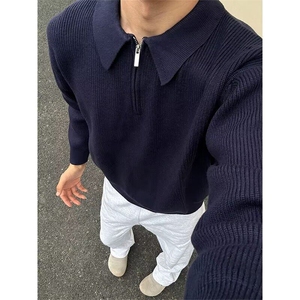 【有货】DM343-P62半拉链毛衣男痞帅潮牌潮流冬季高级感针织衫潮图片