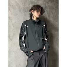 美式速干冰丝凉感防晒衣男夏季薄款户外透气拼接外套Y116-P53，男装防晒衣，星座1001-1