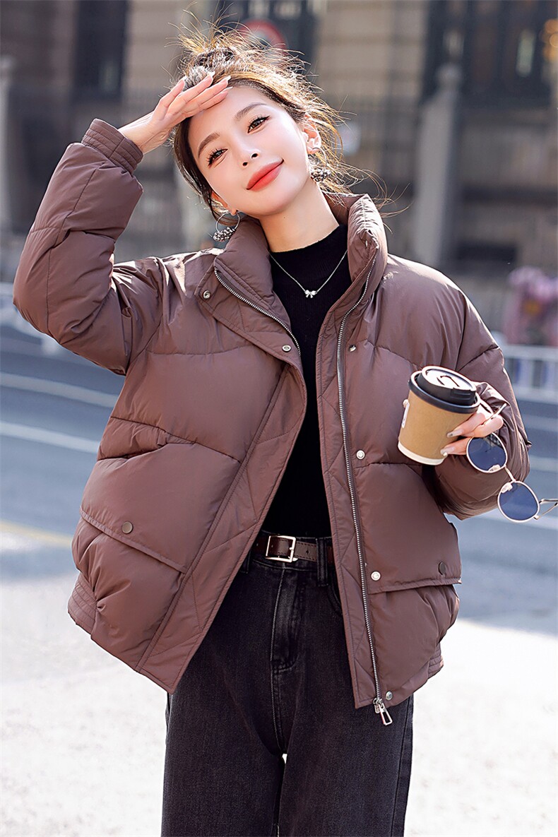 新品主推新标90白鸭绒加厚保暖冬装休闲时尚羽绒服,女装羽绒服,姿衣坊