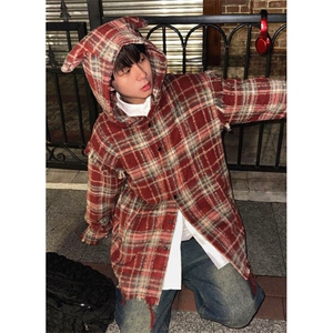 春秋款松紧腰水洗做旧牛仔裤男宽松直筒抽绳蓝色休闲长裤 J2099图片