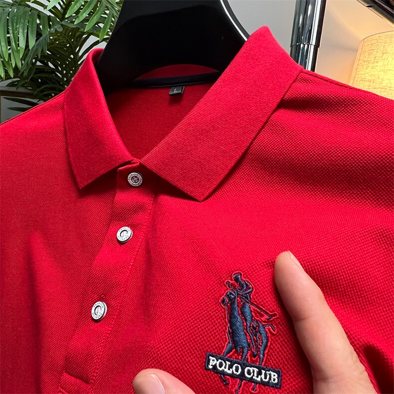 男装夏季新款保罗polo衫男短袖翻领美式商务带领半袖t恤男士薄款,男装Polo衫,电商B212（原钱塘6029）