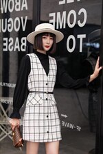 两件套连衣裙，，女装连衣裙，博内歌特