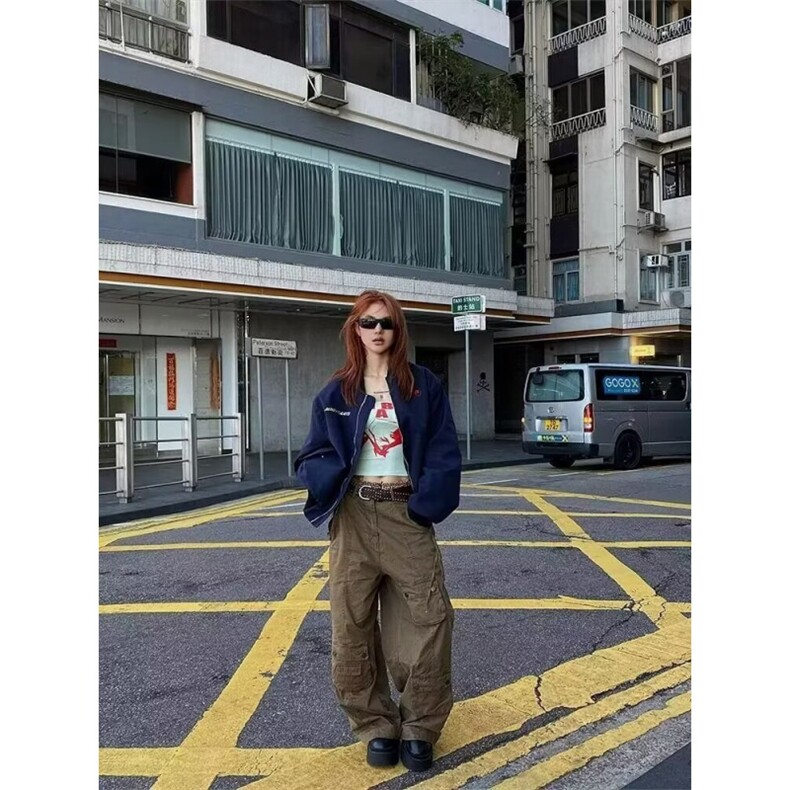 2025早秋新款韩版宽松显瘦长袖女学生休闲开衫上衣外套,女装短外套,星座506A
