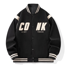 秋冬复古街头灯芯绒棒球服飞行员外套潮牌机能JK911-P80-控118，女装短外套，电商A021