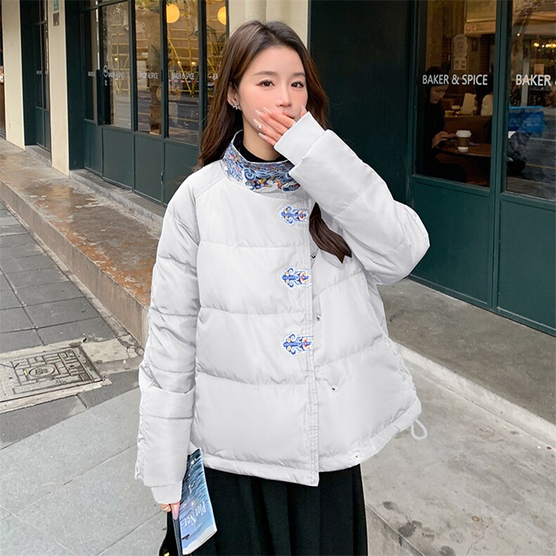 【大货已出】新中式民族风刺绣短款羽绒服2C081-X939P220K299,女装羽绒服,2C081