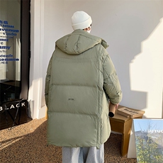 大鹅绒男冬装羽绒服面包服中长款加厚外套AW6078P448限498，男装羽绒服，电商A089-1