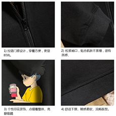 KS21200-P38加绒款-P43连帽开衫卫衣男运动外套大码班服砖墙，男装卫衣，电商A040A